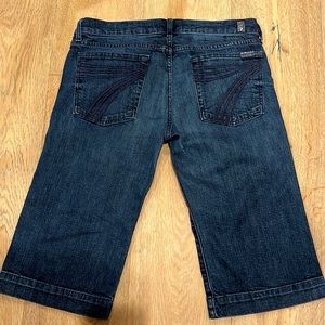 7 for all mankind Dojo Capri Culottes Size 31